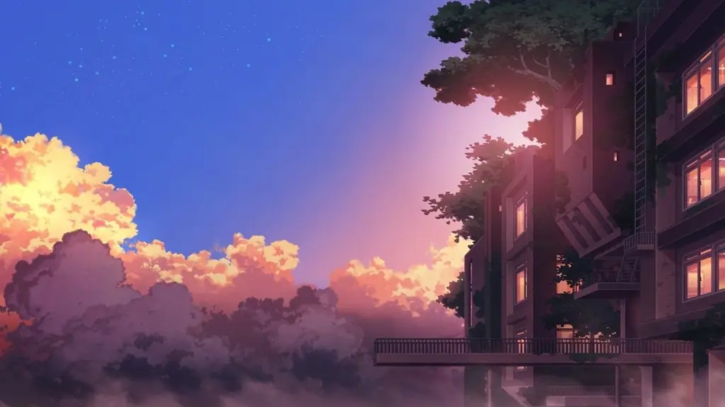 Menikmati Anime di Platform Streaming Karakter anime menonton anime di laptop