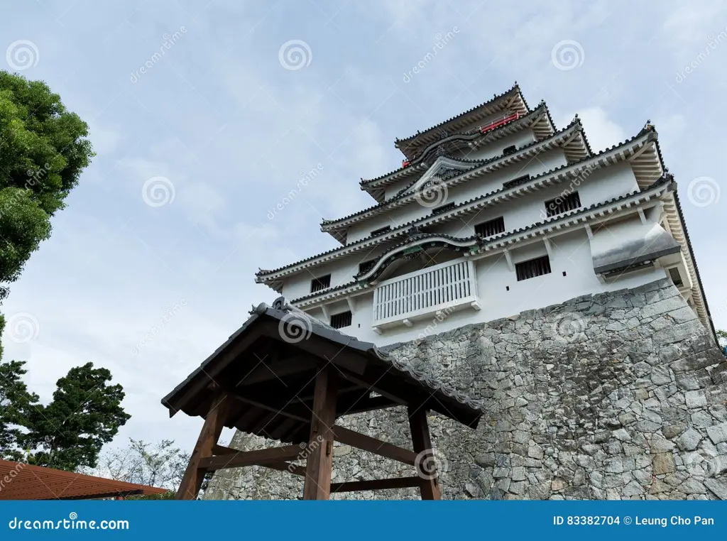 Suasana Jepang zaman Edo Gambar pemandangan kastil Jepang