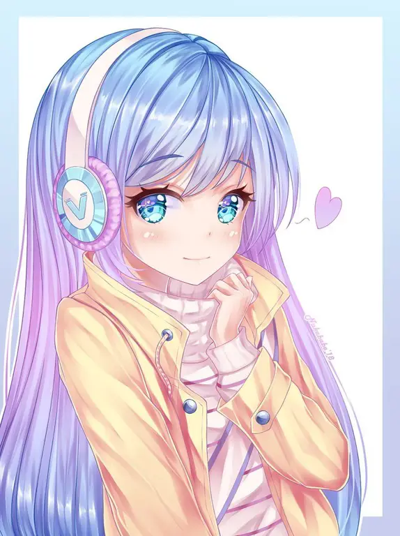 Contoh Anime yang Mungkin Halal Gambar gadis anime yang lucu dan imut