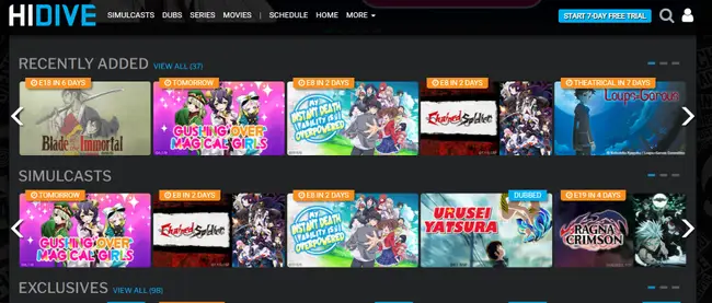 Perbandingan Layanan Streaming Anime Perbandingan berbagai layanan streaming anime
