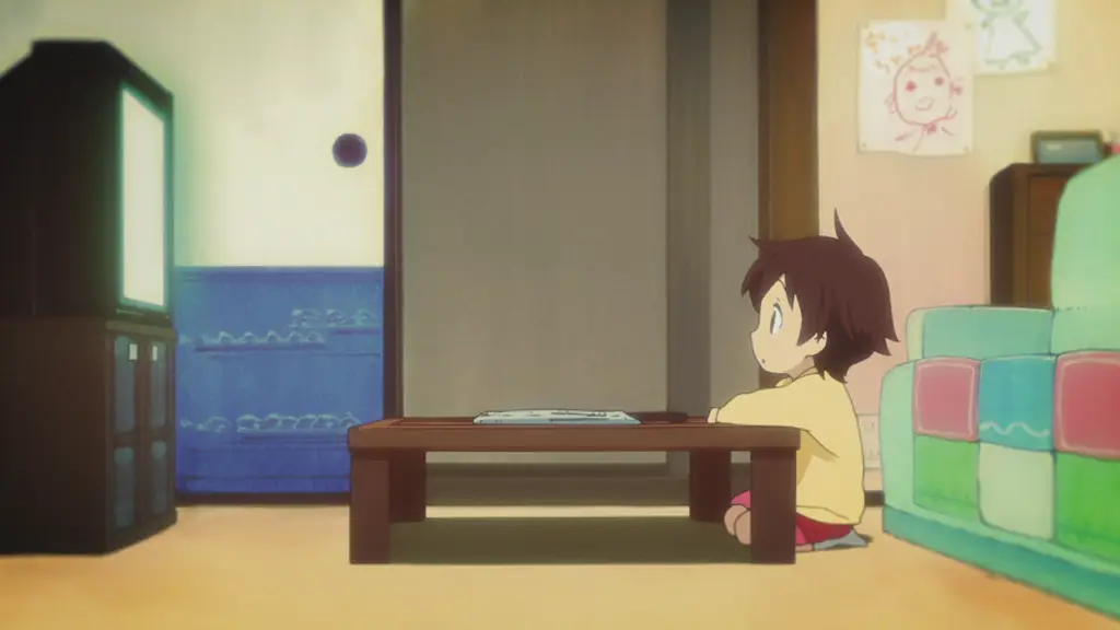 Menikmati Anime dengan Aman dan Legal Seorang penggemar anime sedang menonton anime dengan gembira