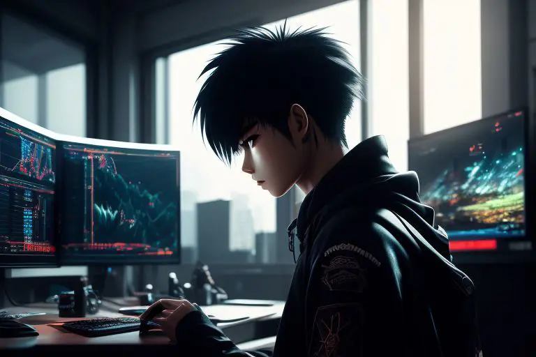 Pengalaman Menonton Anime yang Nyaman Seseorang menikmati menonton anime di laptop
