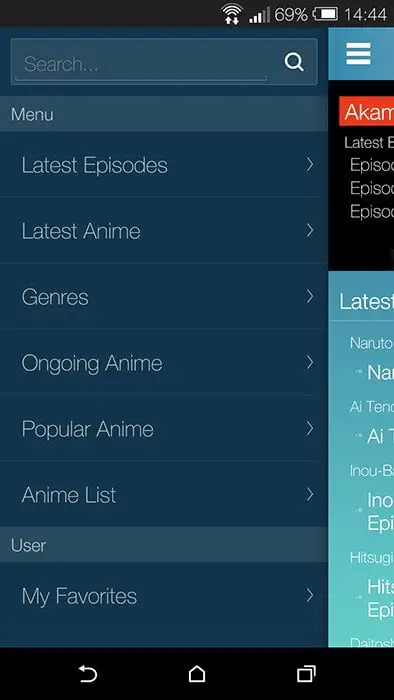 Aplikasi Anime di Ponsel Gambar aplikasi anime di smartphone