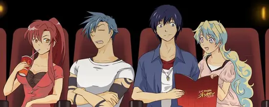 Nikmati Anime Favoritmu Karakter anime menonton anime
