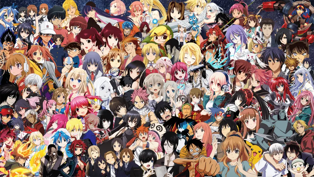 Menikmati Anime Bersama Teman Teman-teman sedang menonton anime bersama
