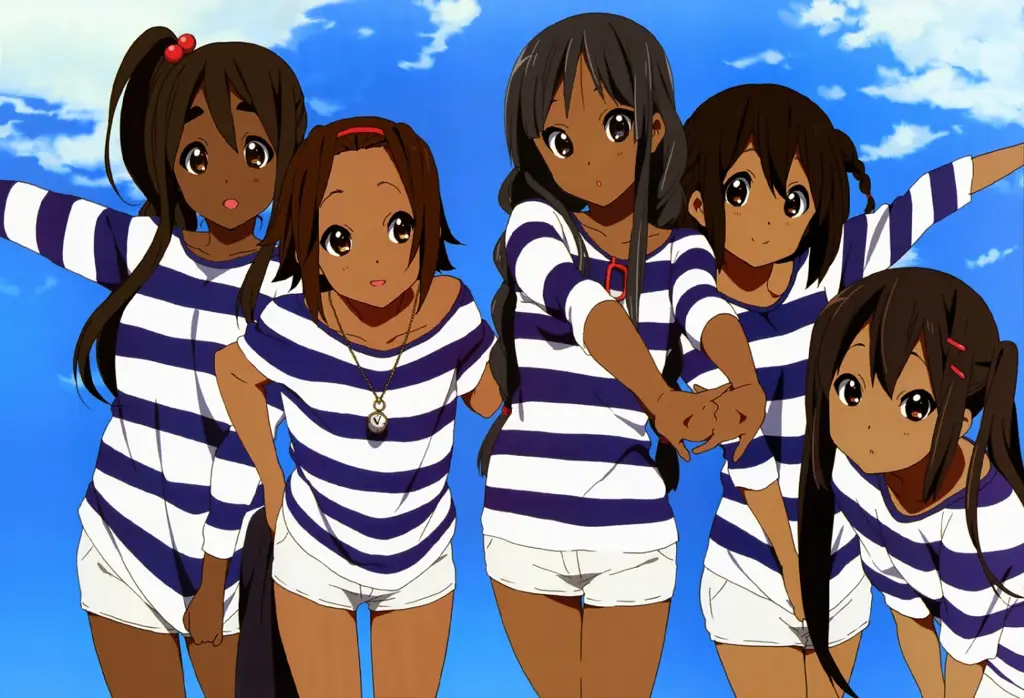 Beragam karakter anime dari berbagai seri Berbagai karakter anime