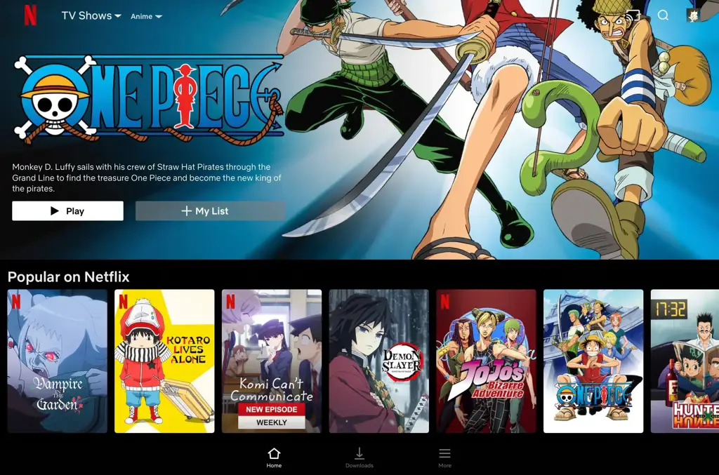 Antarmuka Aplikasi Streaming Anime Dewasa Antarmuka aplikasi streaming anime dewasa