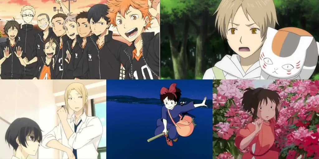 Menonton Anime Bersama Keluarga Keluarga sedang menonton anime bersama-sama