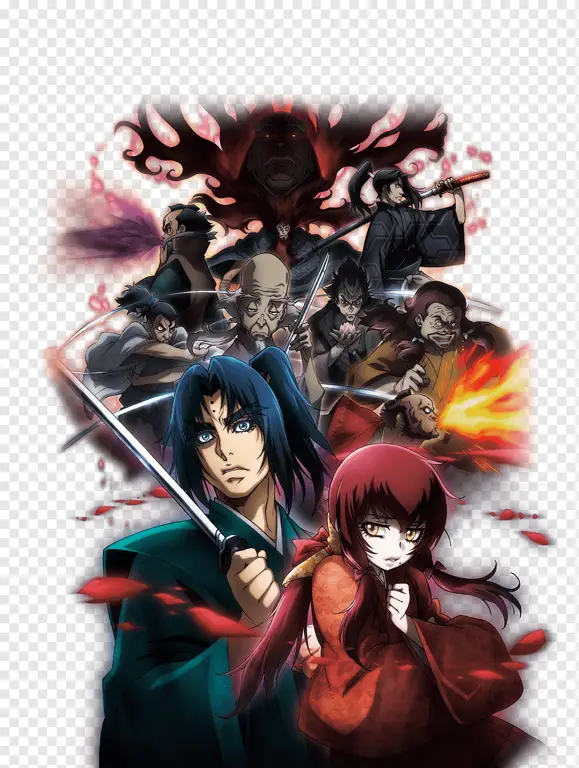Para Ninja dari Klan Iga dan Kouga Gambar para ninja dari klan Iga dan Kouga dalam anime Basilisk