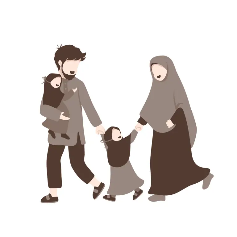Menonton anime bersama keluarga dapat mempererat hubungan Keluarga muslim menonton anime bersama