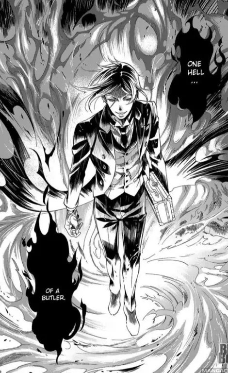 Karya seni dari manga Black Butler Panel manga Black Butler