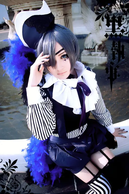Ciel Phantomhive, tokoh utama Black Butler Gambar Ciel Phantomhive dari Black Butler