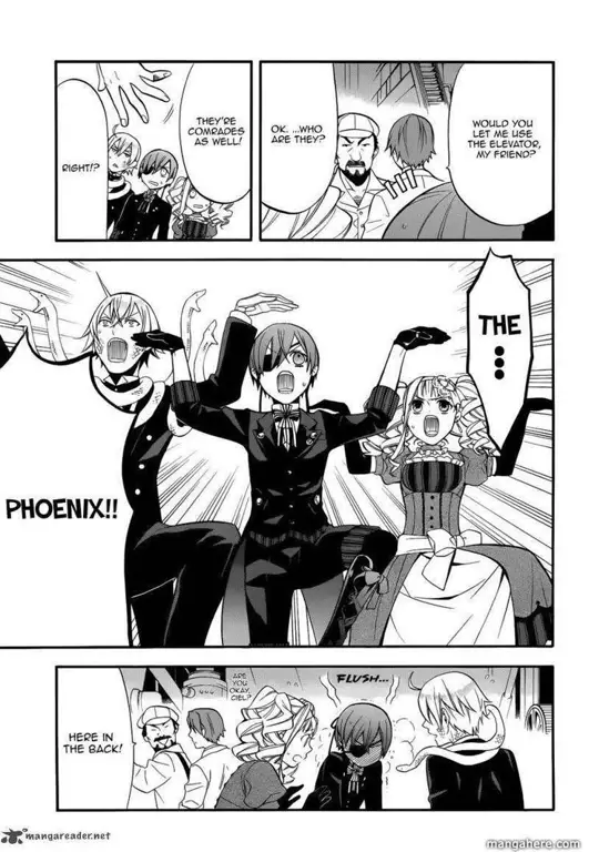 Gambar panel manga Black Butler