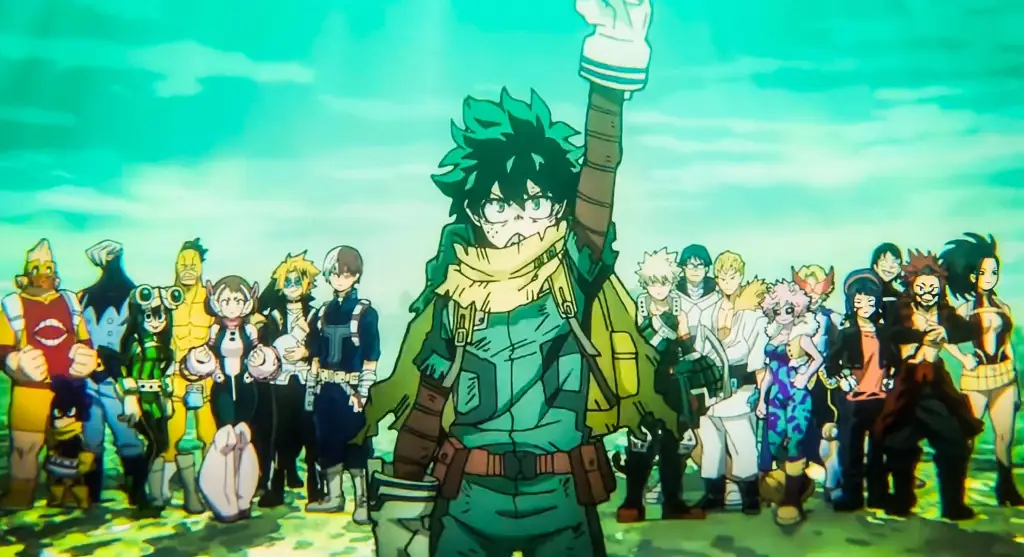 Karakter-karakter utama Boku no Hero Academia Gambar para karakter utama dalam anime Boku no Hero Academia