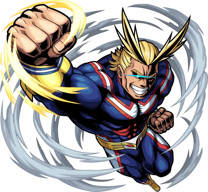 All Might, Pahlawan Terhebat Gambar All Might di My Hero Academia