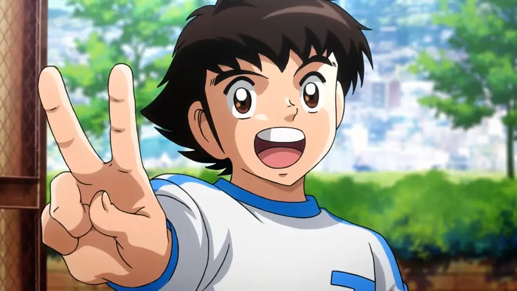 Adegan Anime Captain Tsubasa Screenshot adegan anime Captain Tsubasa yang seru dan menegangkan.