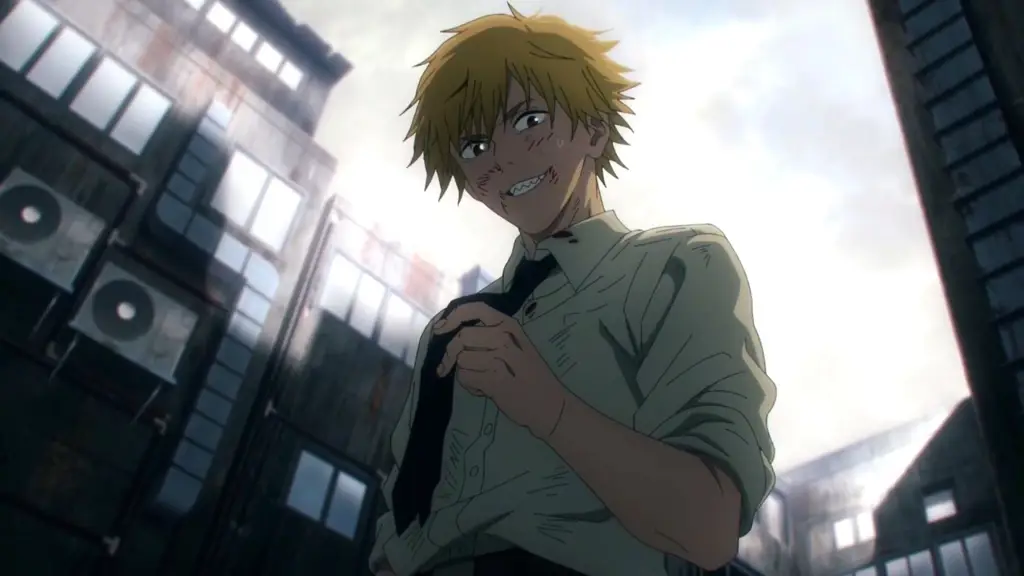 Adegan Aksi Chainsaw Man Adegan anime Chainsaw Man yang menegangkan
