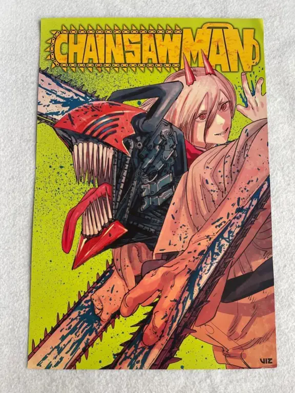 Poster Chainsaw Man Poster anime Chainsaw Man