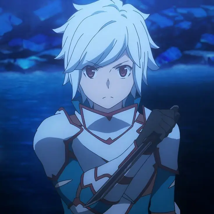 Poster utama anime Danmachi Gambar utama anime Danmachi