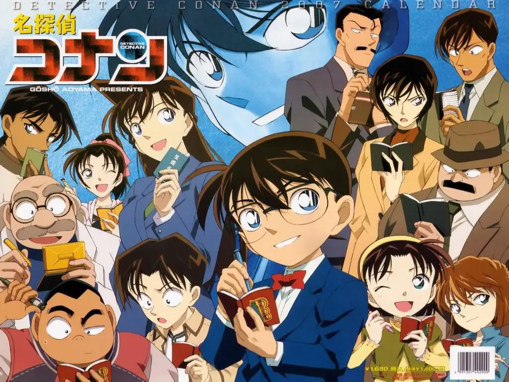 Karakter-karakter utama dalam anime Detektif Conan Gambar para karakter Detektif Conan
