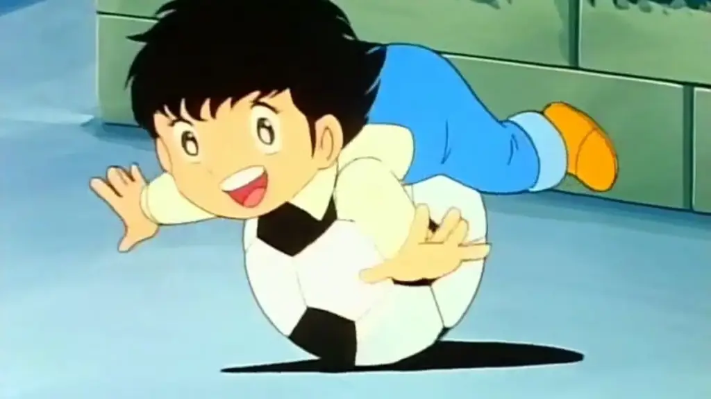 Salah satu adegan pertandingan yang paling berkesan dalam Captain Tsubasa Gambar adegan ikonik dari Captain Tsubasa