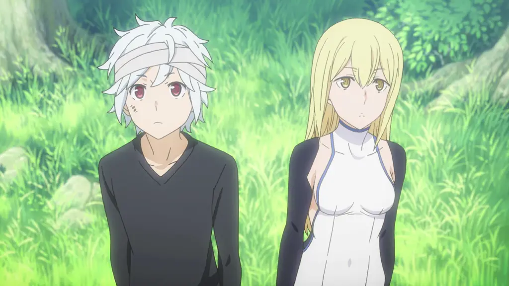 Adegan pertarungan epik dalam anime Danmachi Adegan aksi menegangkan dalam anime Danmachi