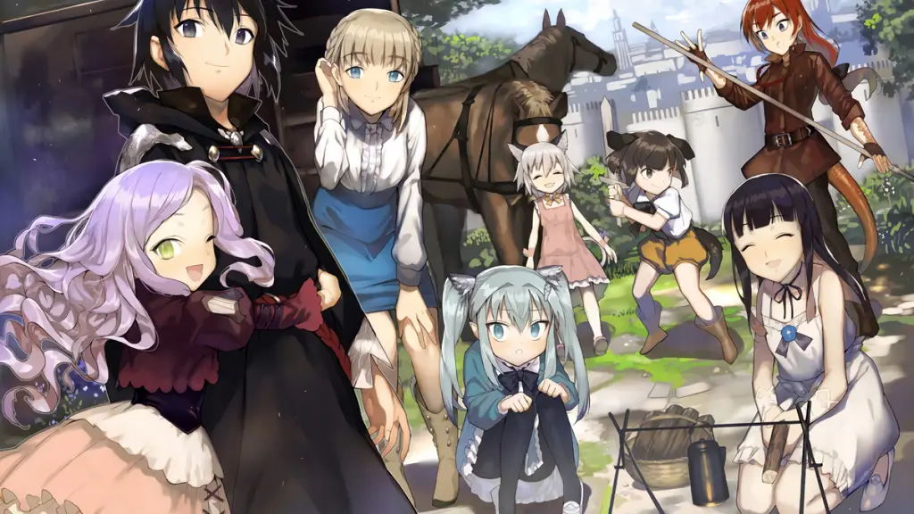 Pertarungan Strategis dan Menegangkan Adegan pertarungan yang menegangkan di Death March kara Hajimaru Isekai Kyousoukyoku
